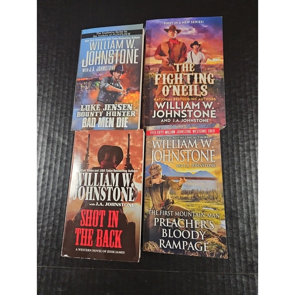 Lot Of 4 William w Johnstone books